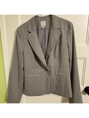Halogen Women's Gray Tailored Blazer Size 8